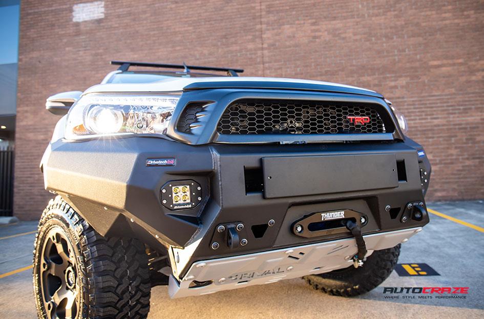 TOYOTA HILUX N80 4WD BEAST BLACK MACHINED WITH DARK TINT